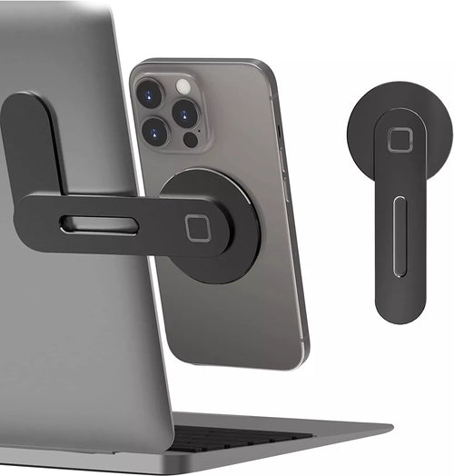 Magnetic Laptop Phone Holder Computer Monitor Side Cell Phone Slim&