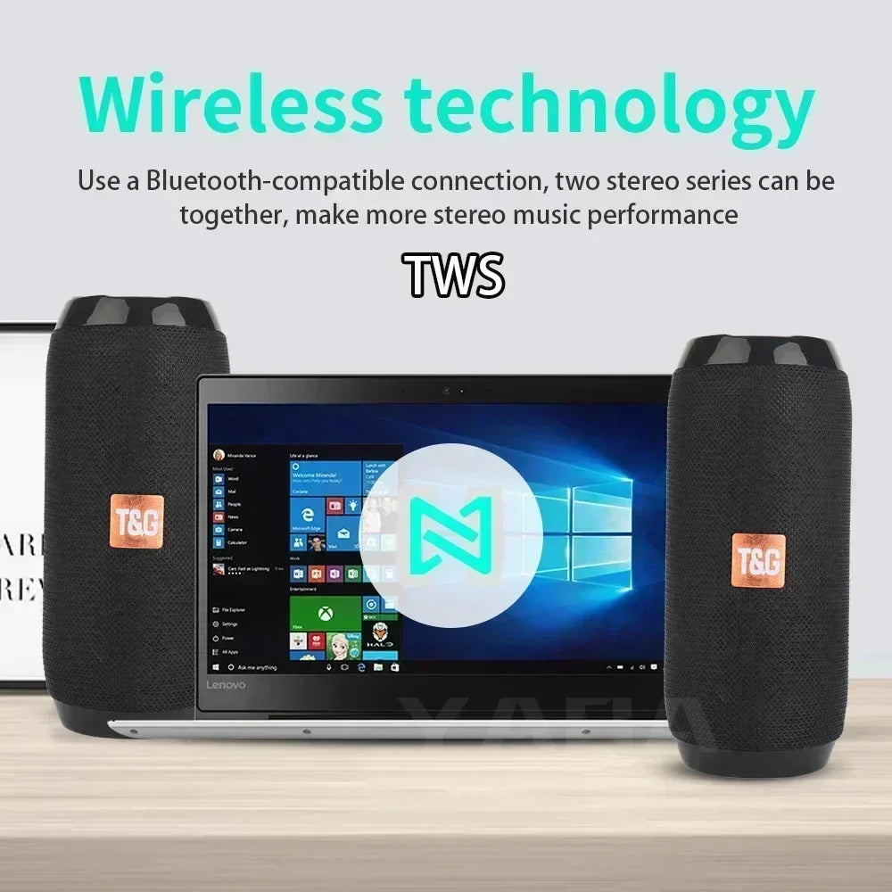 Portable Speaker Wireless Bluetooth-compatible Subwoofer Outdoor