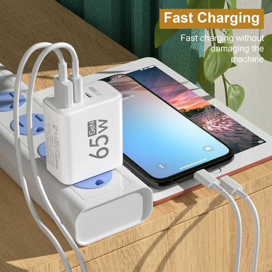 Fast Charging Charger 3Ports Type C Mobile Phone Charger PD Power